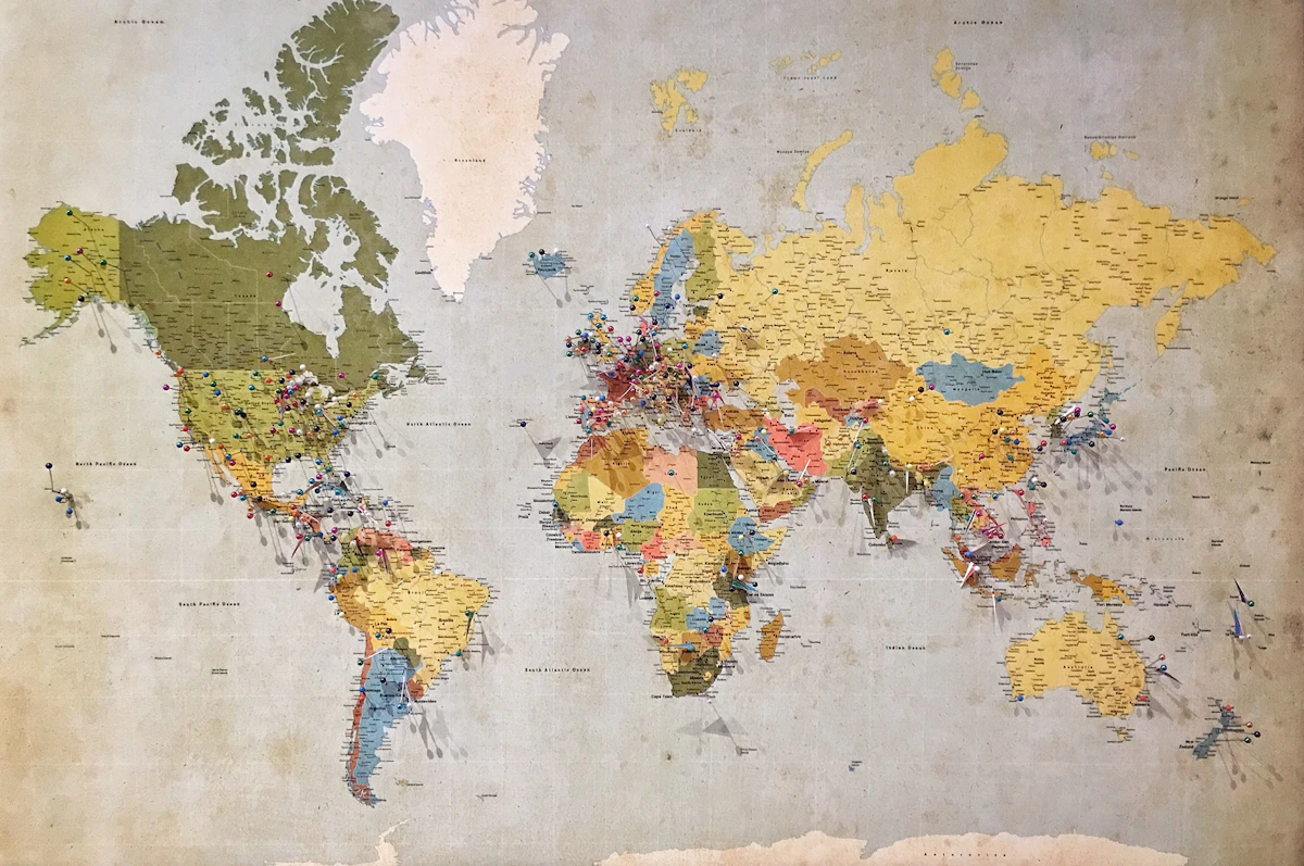 Mapa con marcadores que representa la cobertura de nuestros gestores de campo